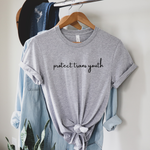 Load image into Gallery viewer, Protect Trans Youth shirt
