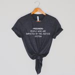 Load image into Gallery viewer, A Person First. Humanizing Language Shirt Incarceration
