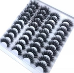 Load image into Gallery viewer, 20 Pairs of 3D Mink Lashes Faux Thick Long Wispy Mink Lash Pack

